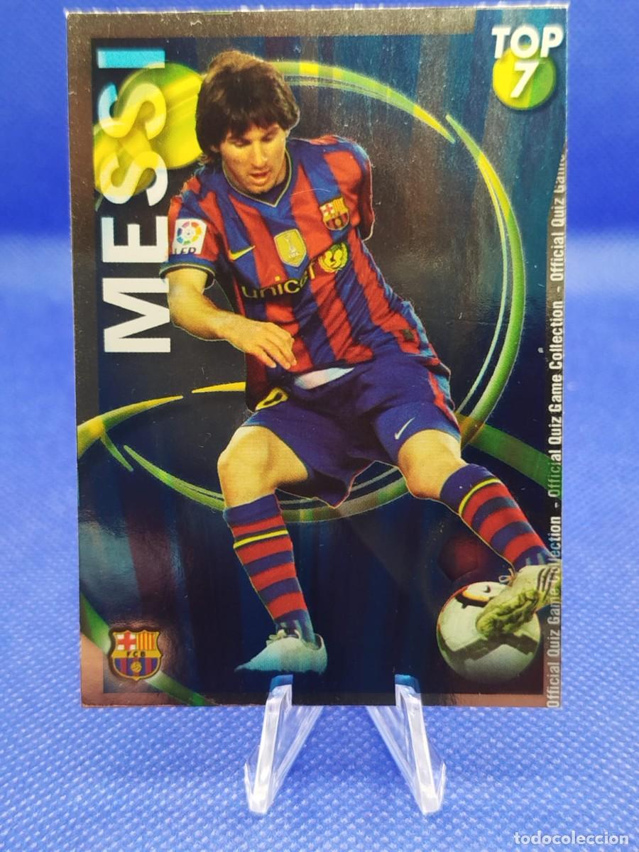Cromos de F&uacute;tbol: #595 LIONEL MESSI FC BARCELONA 2011 MUNDICROMO LAS FICHAS DE LA LIGA TOP 7 BLUE