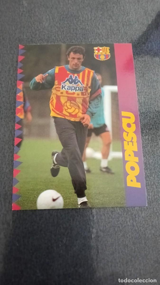 Cromos de F&uacute;tbol: Panini Cards 96 97 1996 1997 Popescu 89 Barcelona