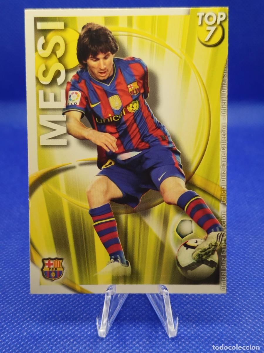 Cromos de F&uacute;tbol: #595 LIONEL MESSI FC BARCELONA 2011 MUNDICROMO LAS FICHAS DE LA LIGA TOP 7 YELLOW