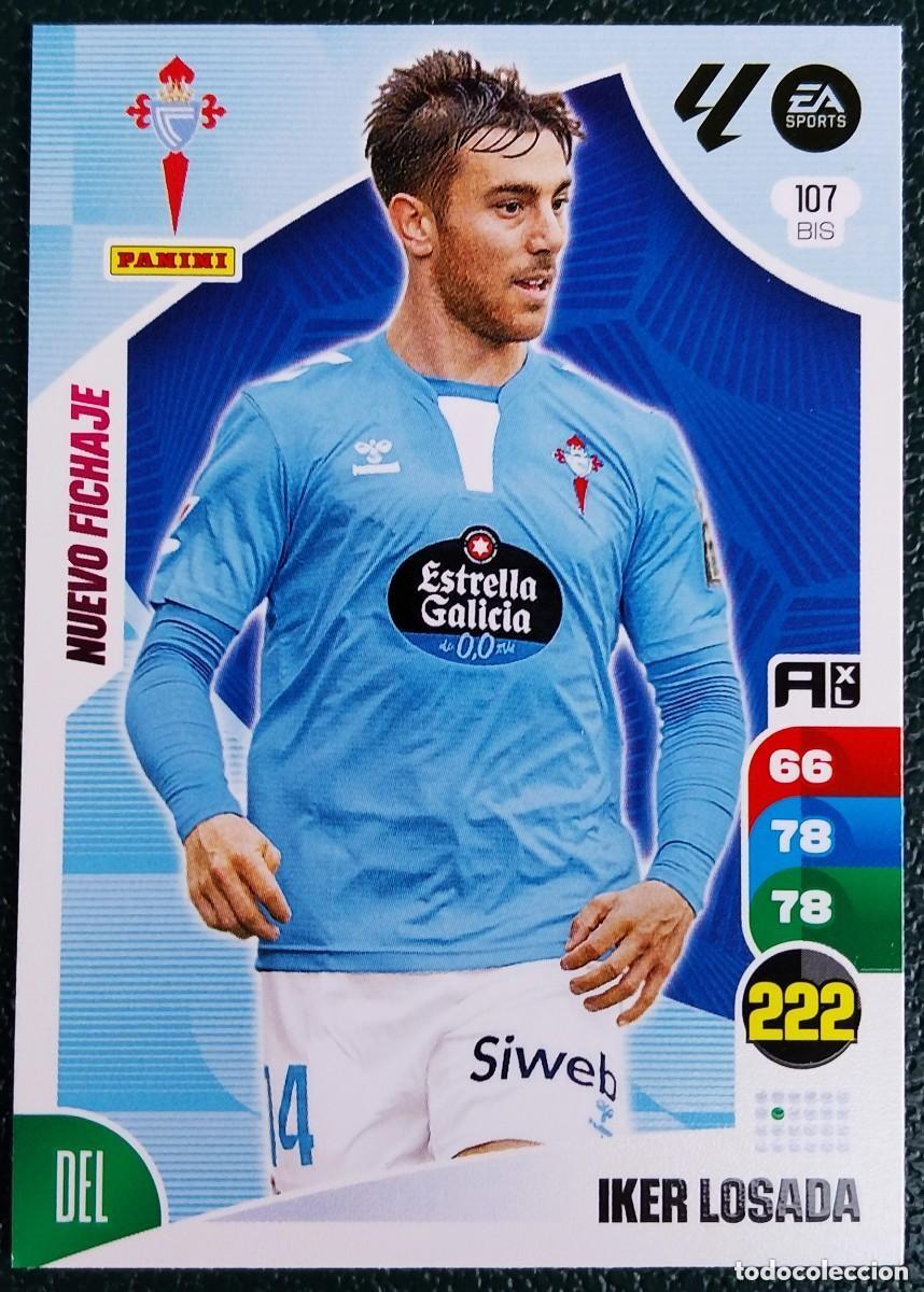 Cromos de F&uacute;tbol: 107 BIS IKER LOSADA CELTA DE VIGO NUEVO FICHAJE FICHAS ALBUM ADRENALYN XL 2024 2025 24 25