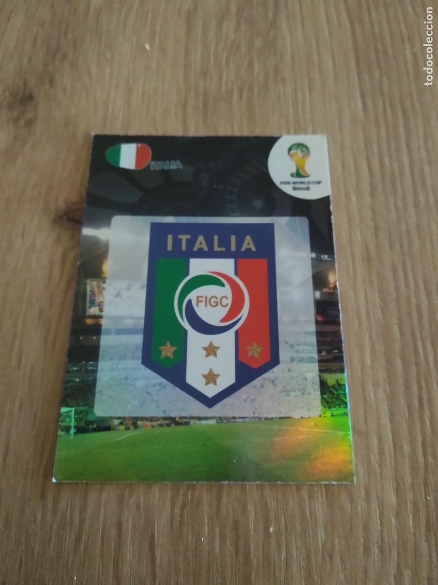 Cromos de F&uacute;tbol: ESCUDO LOGO CROMO FUTBOL PANINI ADRENALYN 2014 WORLD CUP COPA DEL MUNDO