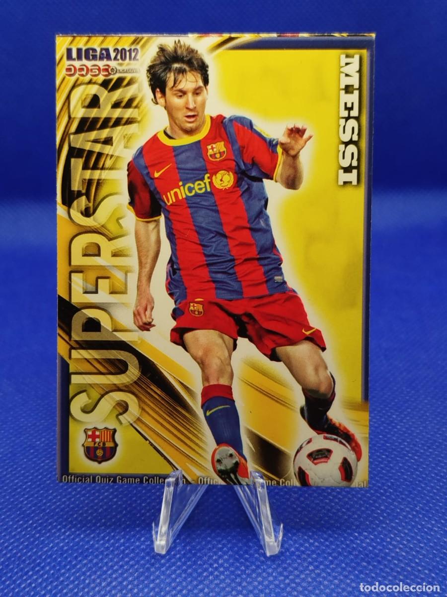 Cromos de F&uacute;tbol: #26 LIONEL MESSI FC BARCELONA 2012 MUNDICROMO LAS FICHAS DE LA LIGA &rdquo;SUPER STAR&rdquo;