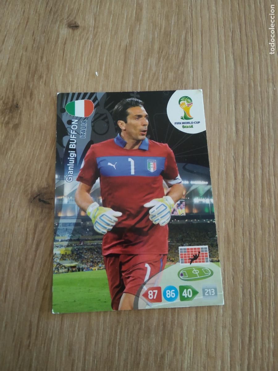 Football Stickers: BUFFON ITALIA CROMO FUTBOL PANINI ADRENALYN 2014 WORLD CUP COPA DEL MUNDO