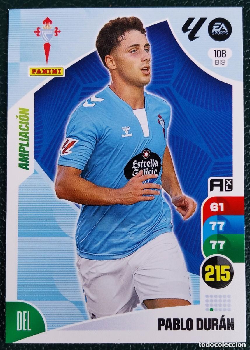 Figurine di Calcio: 108 BIS PABLO DURAN CELTA DE VIGO AMPLIACION FICHAS ALBUM ADRENALYN XL 2024 2025 24 25
