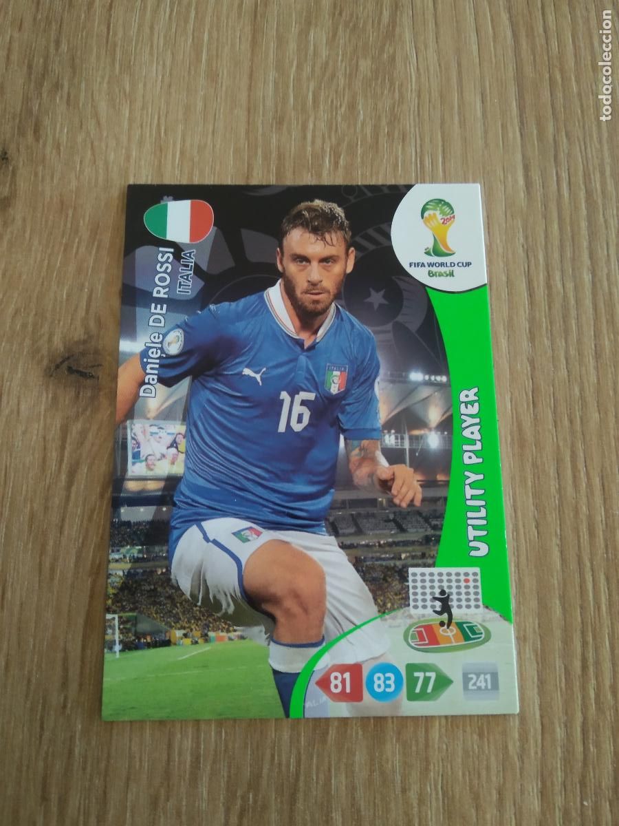 Cromos de Futebol: DANIELE DE ROSSI ITALIA CROMO FUTBOL PANINI ADRENALYN 2014 WORLD CUP COPA DEL MUNDO