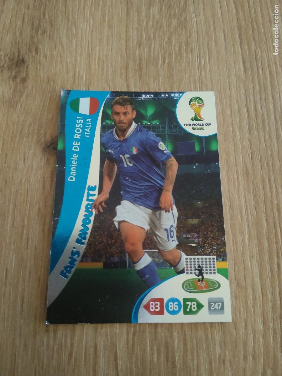 Cromos de Futebol: DANIELE DE ROSSI ITALIA CROMO FUTBOL PANINI ADRENALYN 2014 WORLD CUP COPA DEL MUNDO