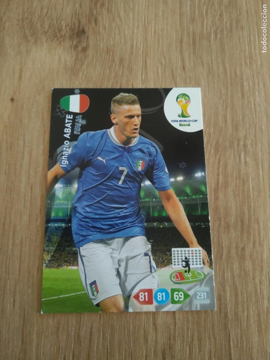 Cromos de Futebol: ABATE ITALIA CROMO FUTBOL PANINI ADRENALYN 2014 WORLD CUP COPA DEL MUNDO