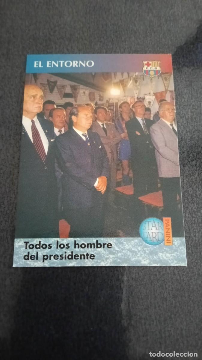 Cromos de Futebol: Panini Star Card 95 96 1995 1996 120 Presidente Barcelona