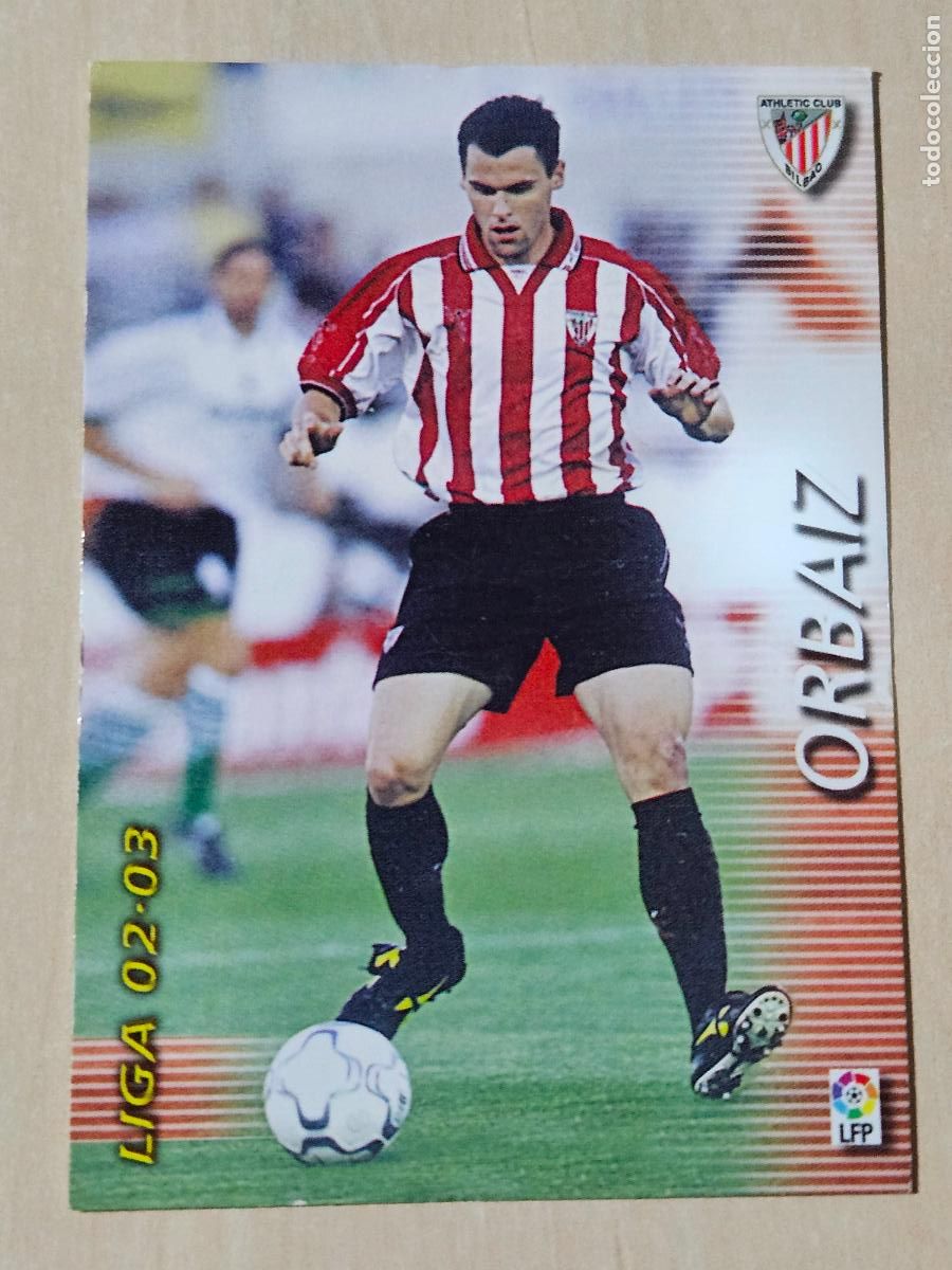 Cromos de Futebol: CROMO N&ordm; 29 ORBAIZ - MEGAFICHAS 2002 03 - ATHLETIC DE BILBAO