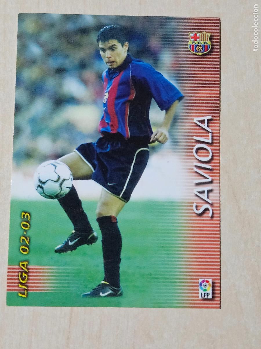 Cromos de F&uacute;tbol: CROMO N&ordm; 71 SAVIOLA - MEGAFICHAS 2002 03 - BARCELONA