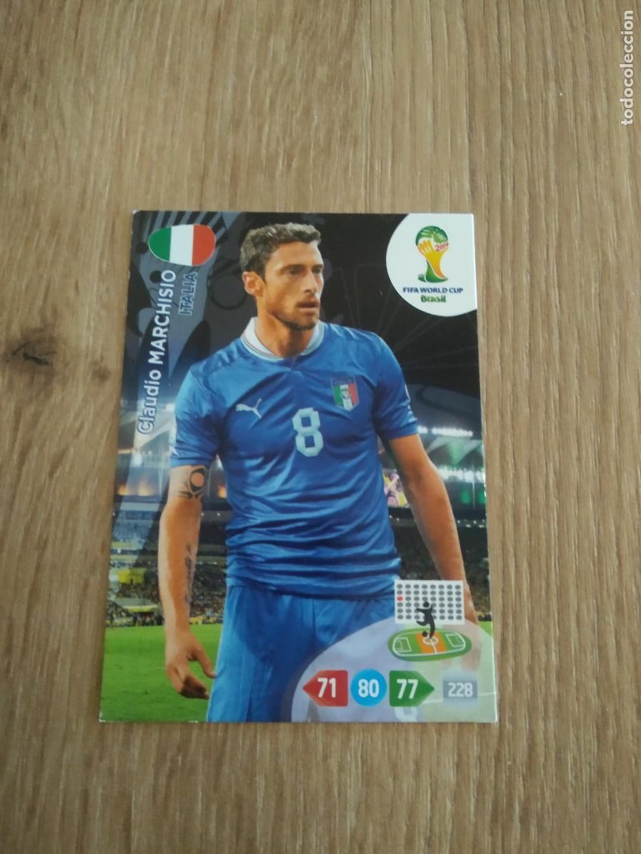 Fu&szlig;ball-Sticker: MARCHISIO ITALIA CROMO FUTBOL PANINI ADRENALYN 2014 WORLD CUP COPA DEL MUNDO