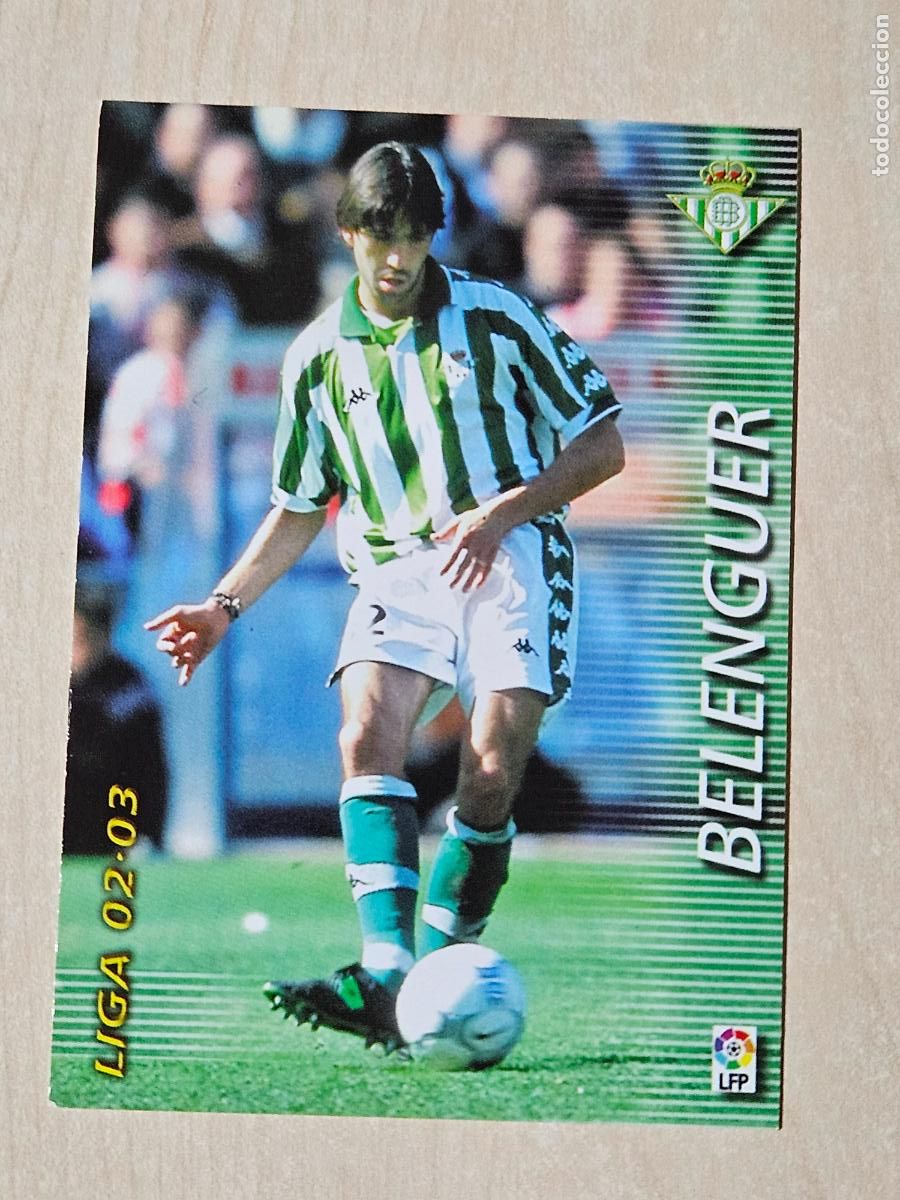 Football Stickers: CROMO N&ordm; 78 BELENGUER - MEGAFICHAS 2002 03 - REAL BETIS