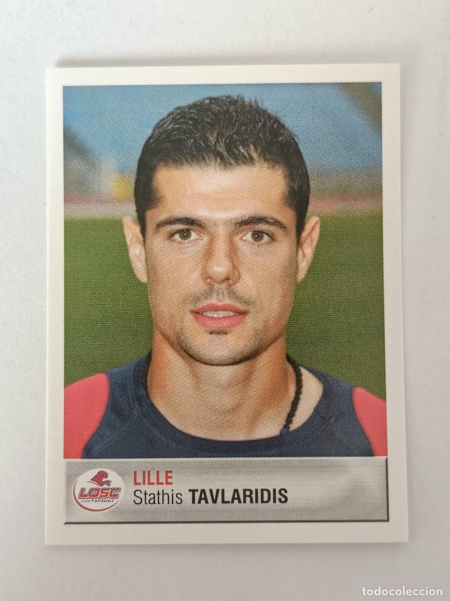 Football Stickers: #129 STATHIS TAVLARIDIS (LILLE) LIGUE 1 FOOT 2007 PANINI