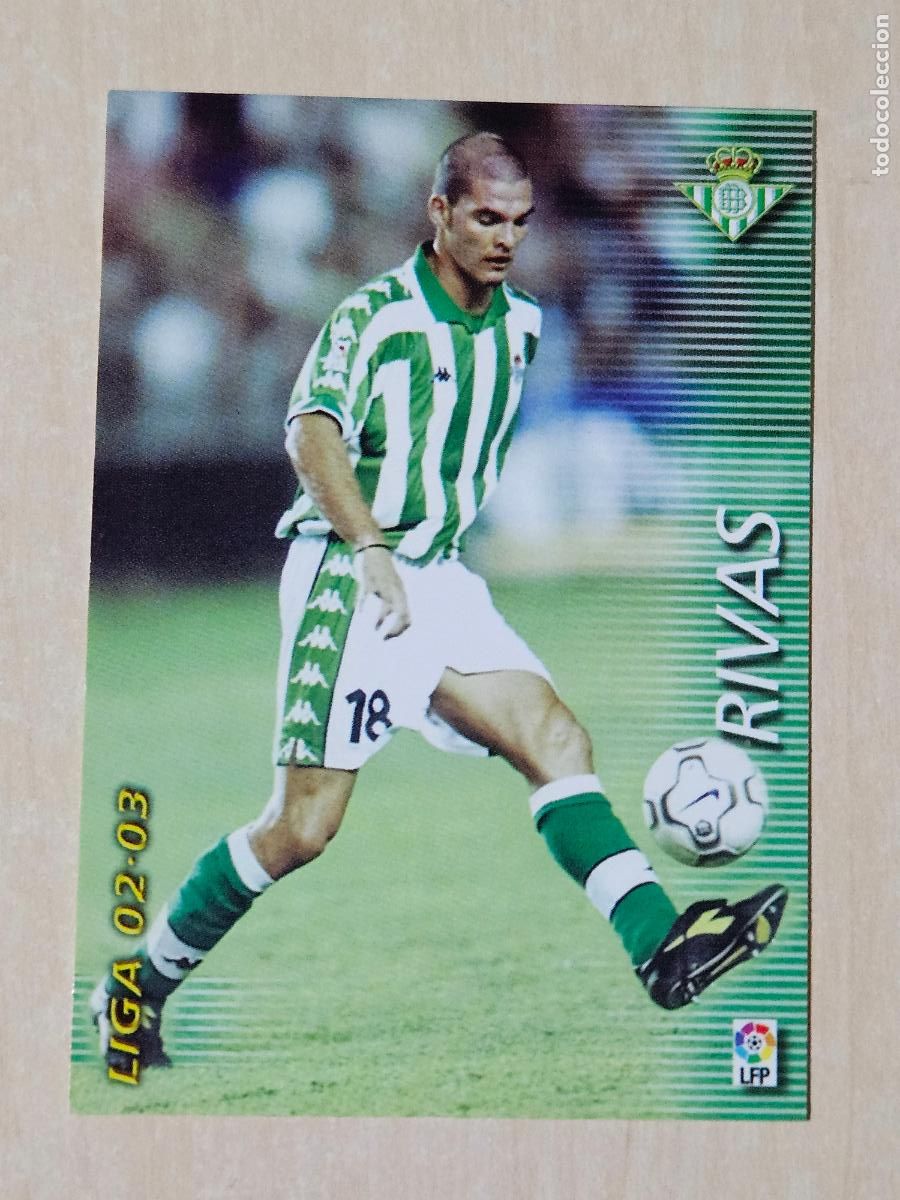Cromos de Futebol: CROMO N&ordm; 79 RIVAS - MEGAFICHAS 2002 03 - REAL BETIS