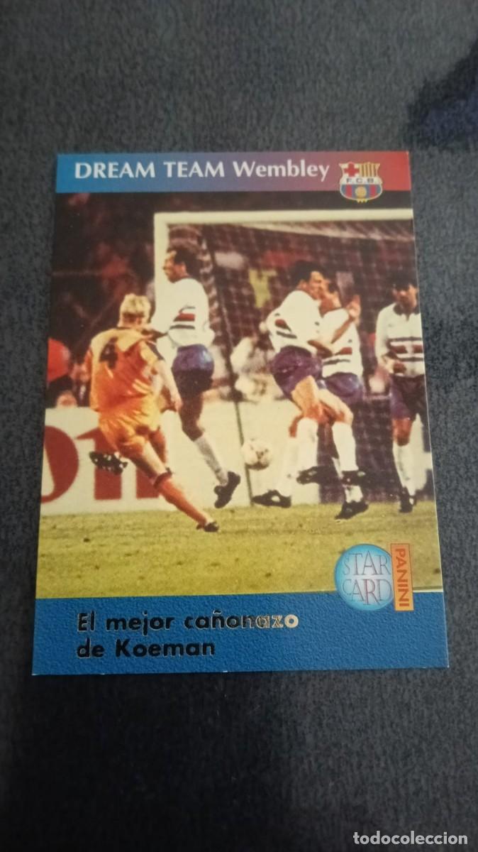 Fu&szlig;ball-Sticker: Panini Star Card 95 96 1995 1996 74 Dream Team Koeman Wembley Barcelona