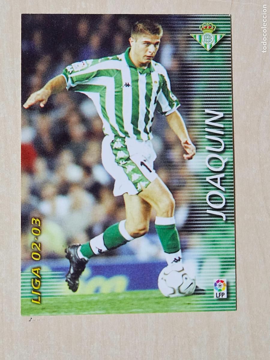 Cromos de F&uacute;tbol: CROMO N&ordm; 85 JOAQUIN - MEGAFICHAS 2002 03 - REAL BETIS
