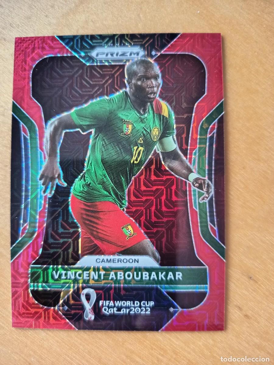 Cromos de F&uacute;tbol: PRIZM MUNDIAL QATAR 2022 NUMERADA: ABOUBAKAR (CAMERUN) 85/99