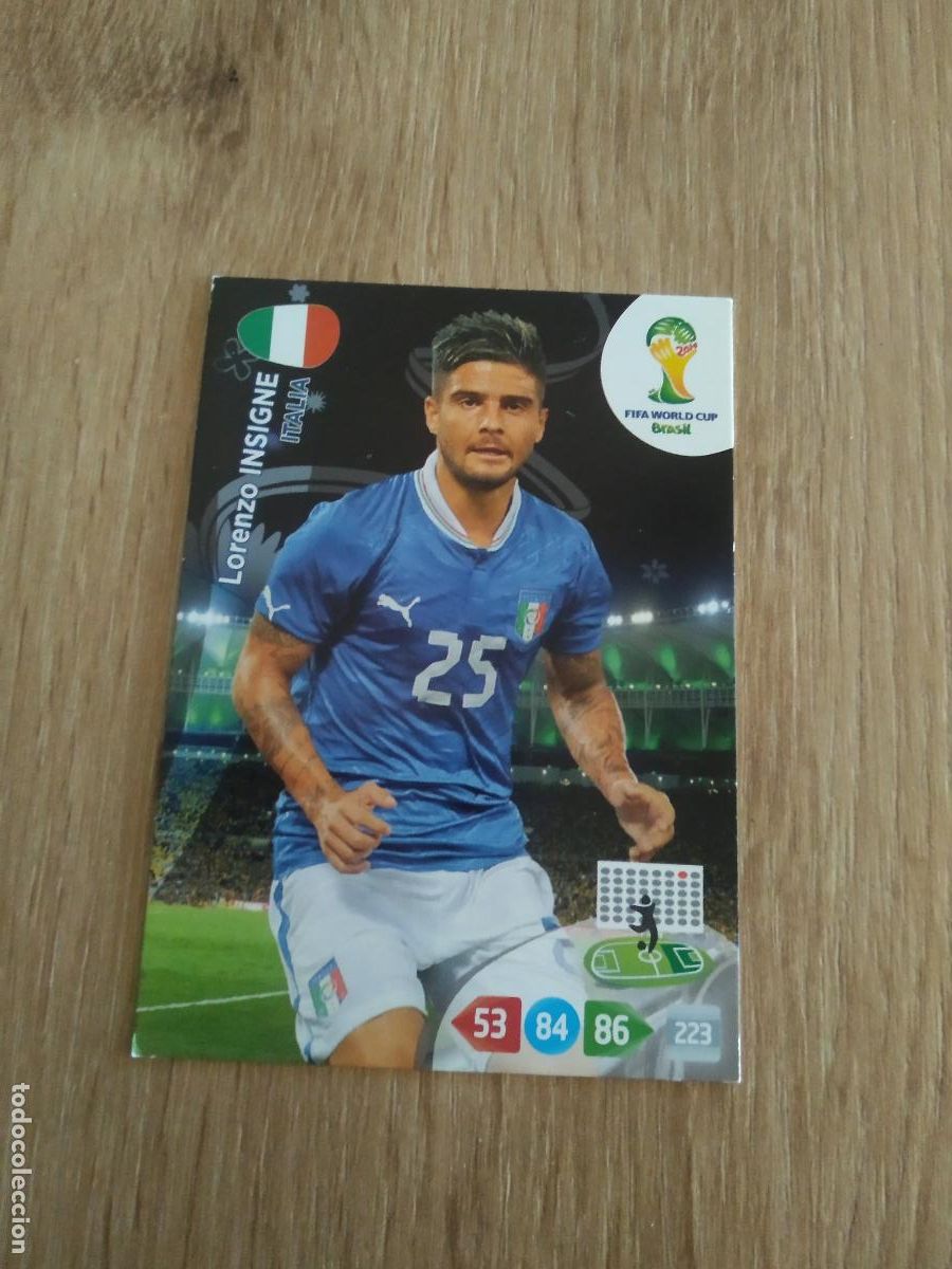 Cromos de F&uacute;tbol: INSIGNE ITALIA CROMO FUTBOL PANINI ADRENALYN 2014 WORLD CUP COPA DEL MUNDO