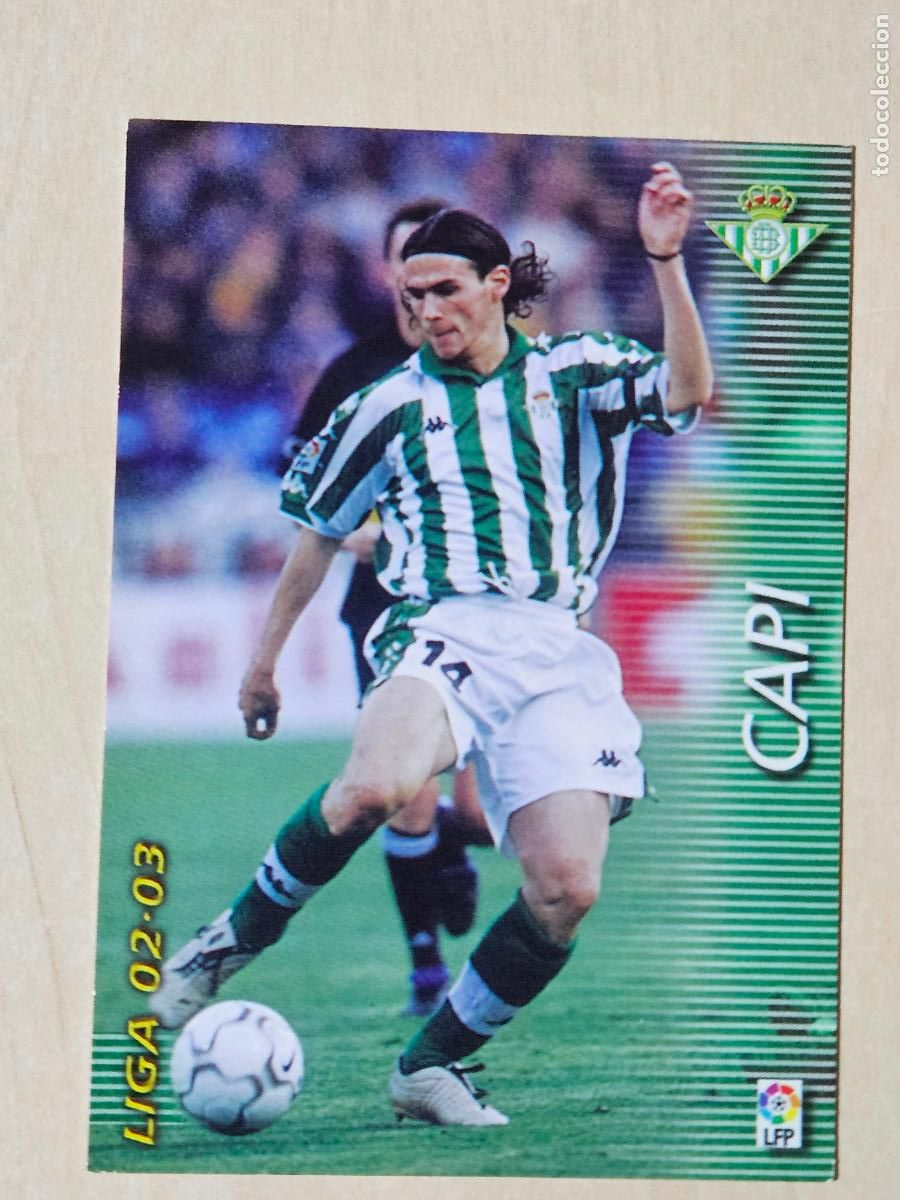 Cromos de F&uacute;tbol: CROMO N&ordm; 87 CAPI - MEGAFICHAS 2002 03 - REAL BETIS