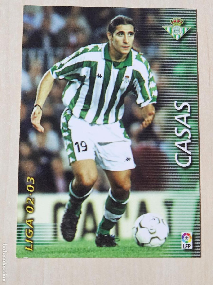 Cromos de F&uacute;tbol: CROMO N&ordm; 89 CASAS - MEGAFICHAS 2002 03 - REAL BETIS