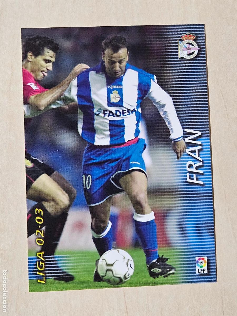 Cromos de Futebol: CROMO N&ordm; 121 FRAN - MEGAFICHAS 2002 03 - DEPORTIVO DE LA CORU&Ntilde;A