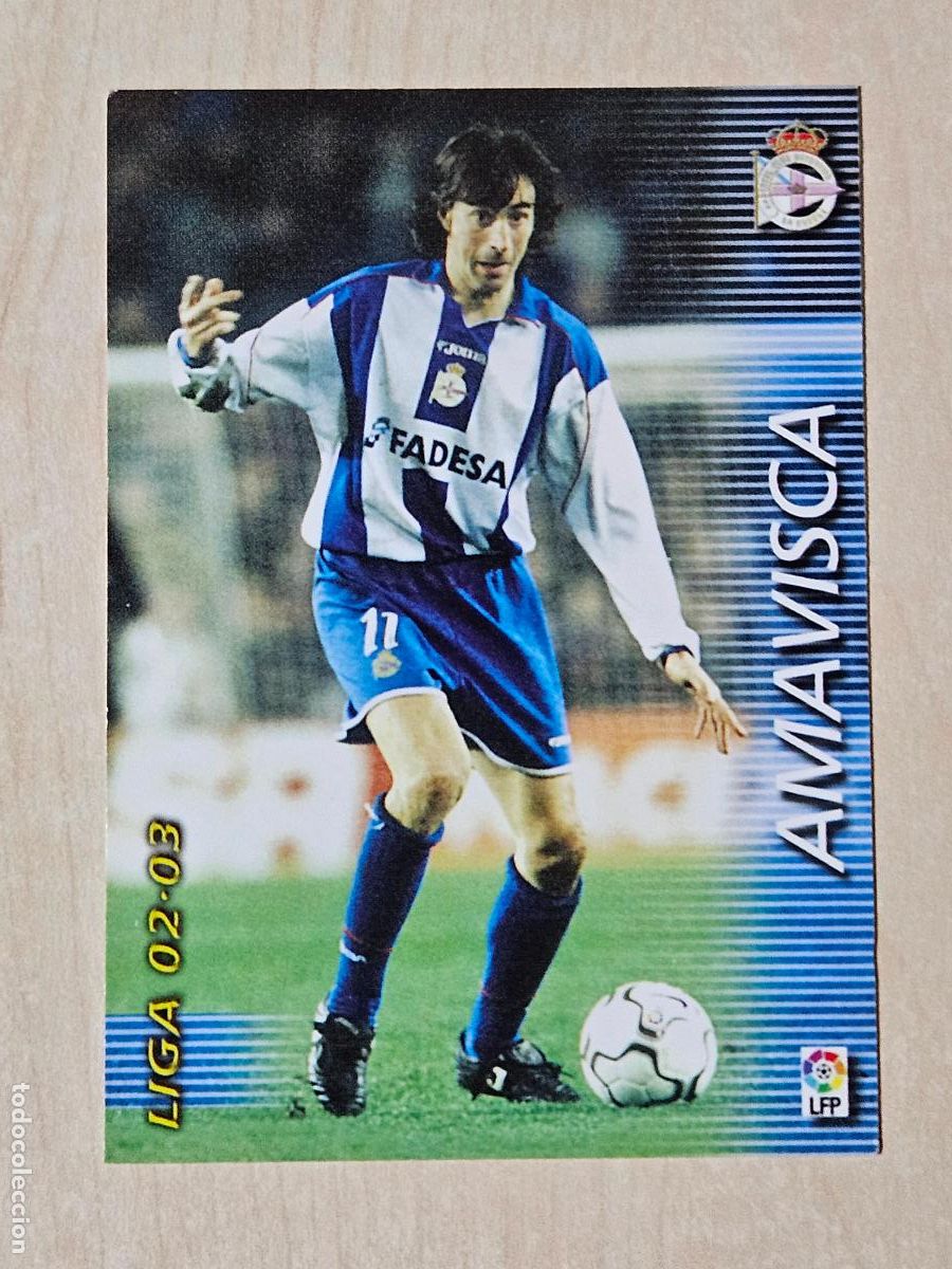 Cromos de Futebol: CROMO N&ordm; 122 AMAVISCA - MEGAFICHAS 2002 03 - DEPORTIVO DE LA CORU&Ntilde;A