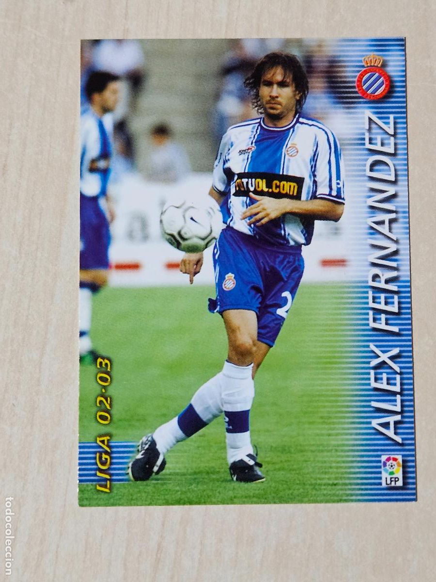 Cromos de F&uacute;tbol: CROMO N&ordm; 138 ALEX FERNANDEZ - MEGAFICHAS 2002 03 - ESPANYOL