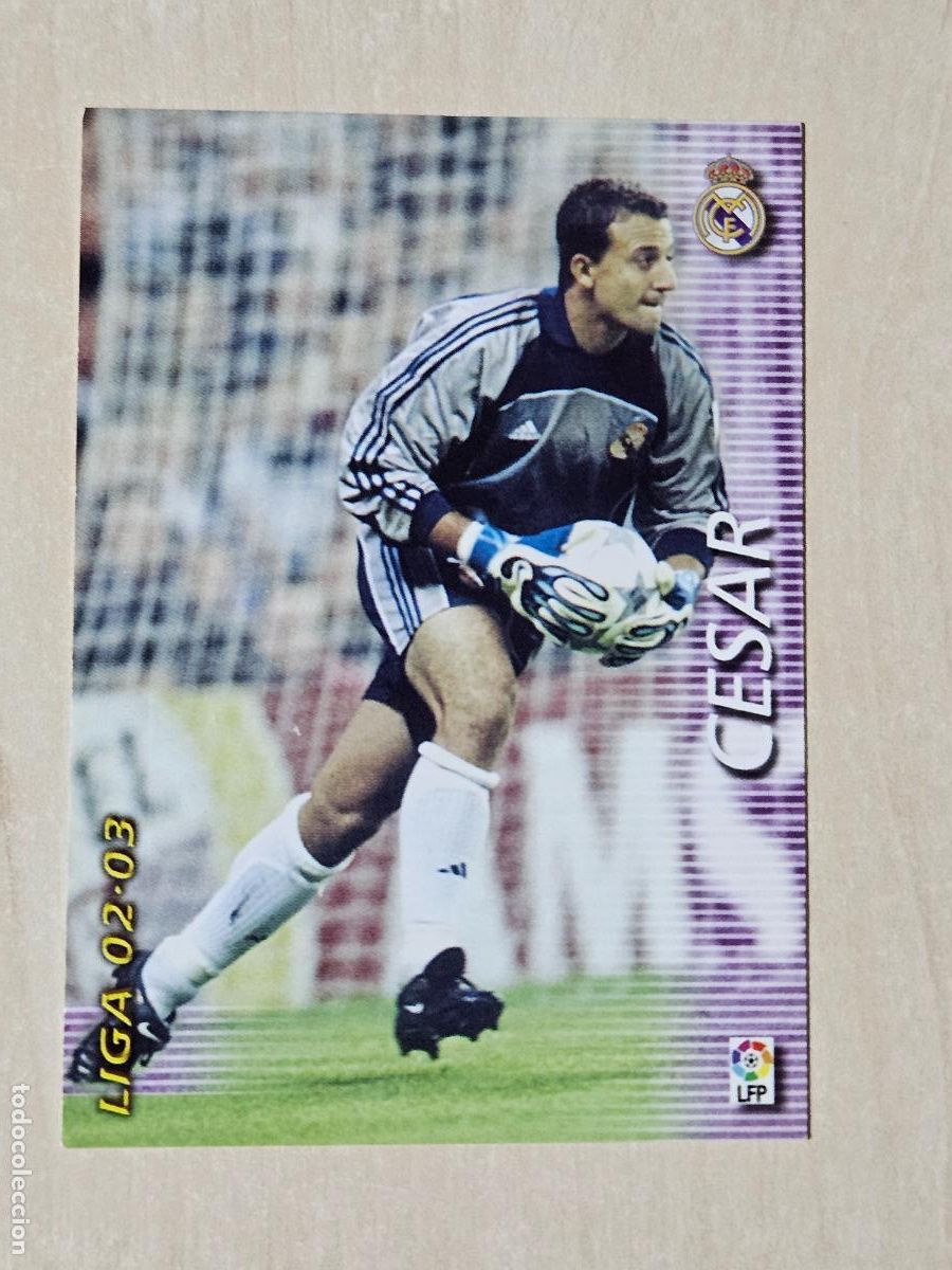Cromos de F&uacute;tbol: CROMO N&ordm; 147 CESAR - MEGAFICHAS 2002 03 - REAL MADRID