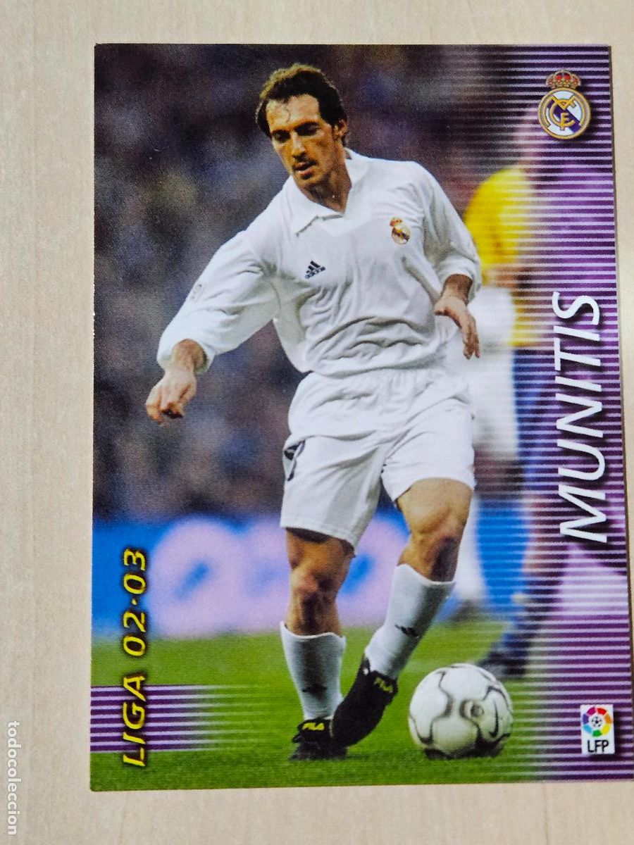 Cromos de F&uacute;tbol: CROMO N&ordm; 160 MUNITIS - MEGAFICHAS 2002 03 - REAL MADRID