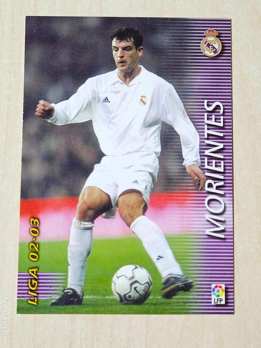 Cromos de F&uacute;tbol: CROMO N&ordm; 162 MORIENTES - MEGAFICHAS 2002 03 - REAL MADRID