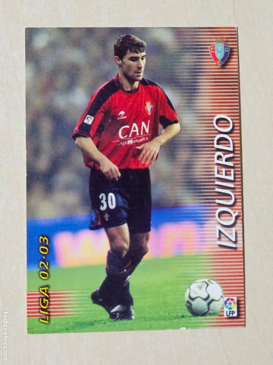 Cromos de F&uacute;tbol: CROMO N&ordm; 201 IZQUIERDO - MEGAFICHAS 2002 03 - OSASUNA