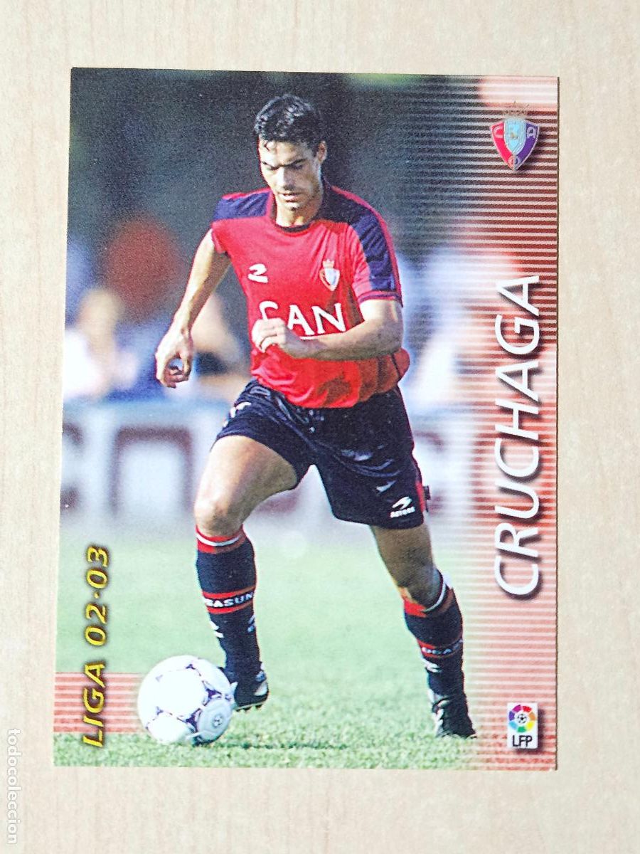 Cromos de F&uacute;tbol: CROMO N&ordm; 203 CRUCHAGA - MEGAFICHAS 2002 03 - OSASUNA