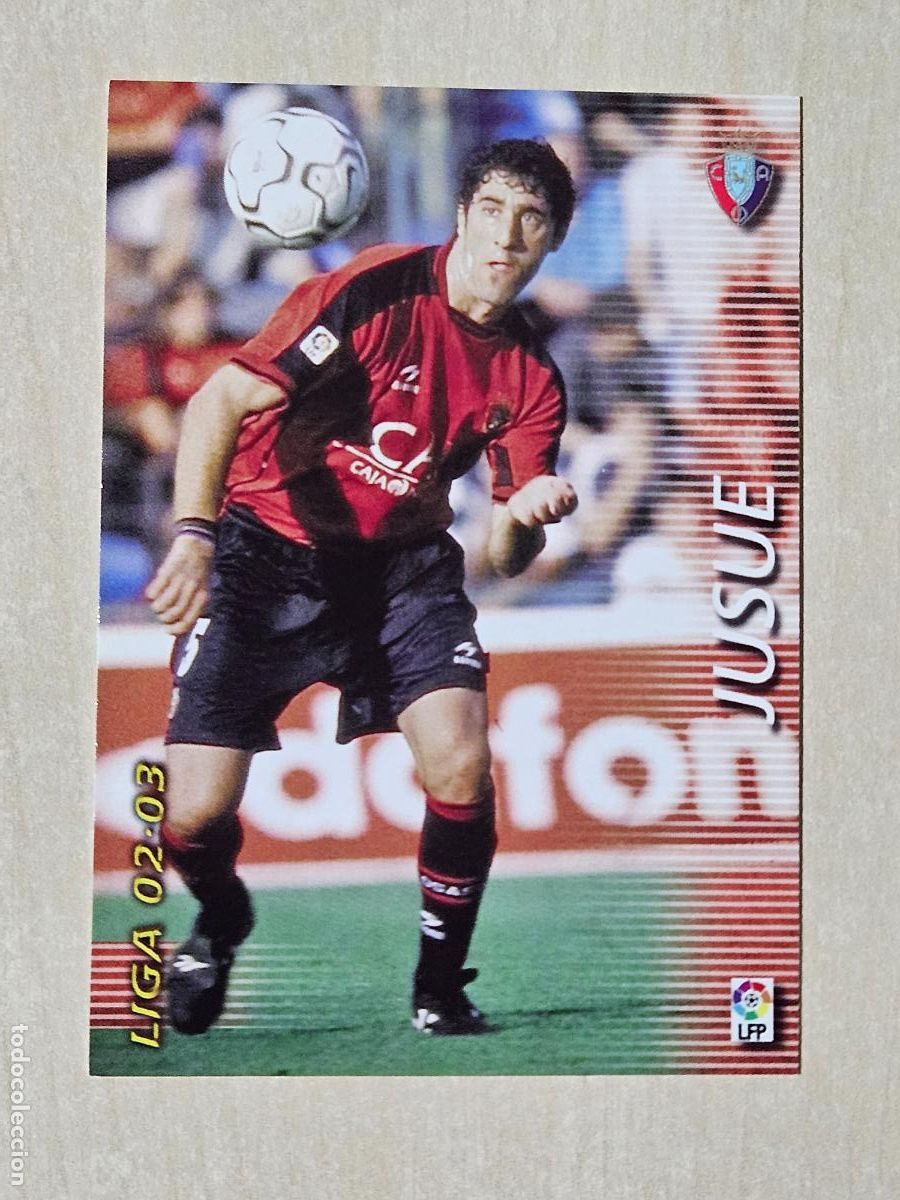 Cromos de F&uacute;tbol: CROMO N&ordm; 204 JUSUE - MEGAFICHAS 2002 03 - OSASUNA