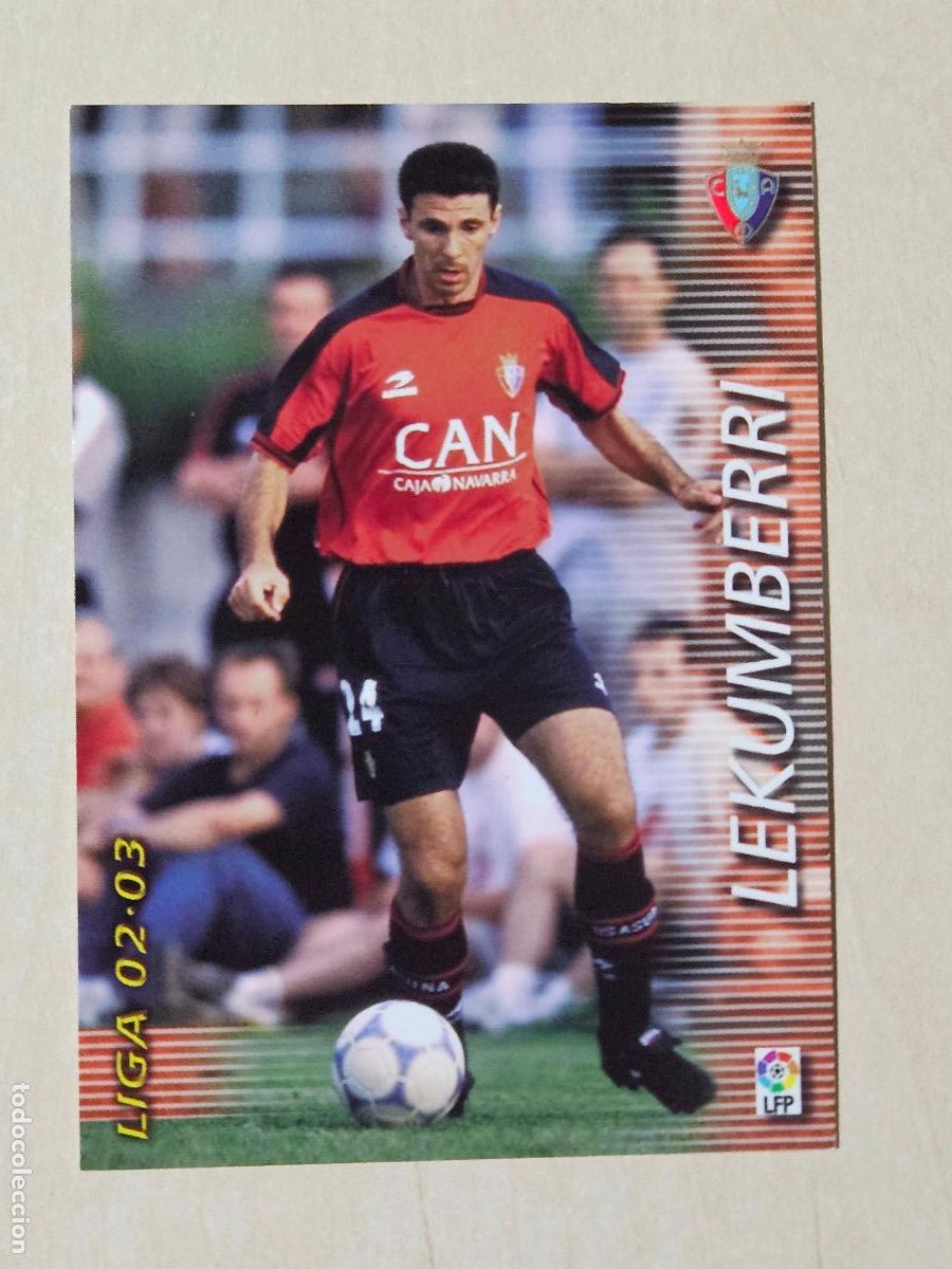 Cromos de F&uacute;tbol: CROMO N&ordm; 207 LEKUMBERRI - MEGAFICHAS 2002 03 - OSASUNA