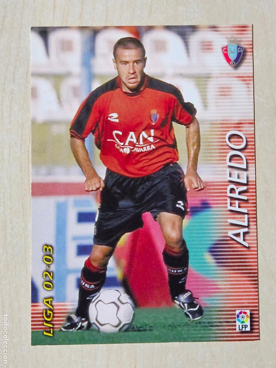 Cromos de F&uacute;tbol: CROMO N&ordm; 211 ALFREDO - MEGAFICHAS 2002 03 - OSASUNA