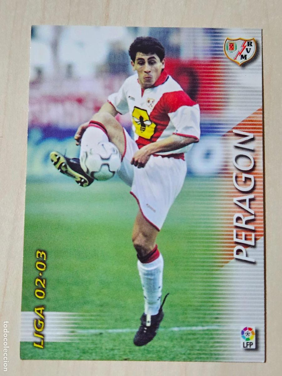 Cromos de F&uacute;tbol: CROMO N&ordm; 250 PERAGON - MEGAFICHAS 2002 03 - RAYO VALLECANO