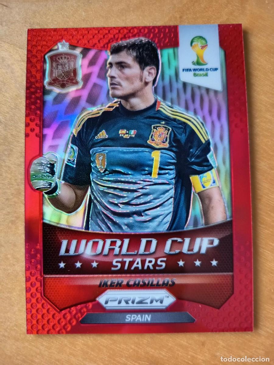 Cromos de F&uacute;tbol: PRIZM MUNDIAL BRASIL 2014 (PRIMERA PRIZM MUNDIAL) NUMERADA: CASILLAS (ESPA&Ntilde;A) 091/149
