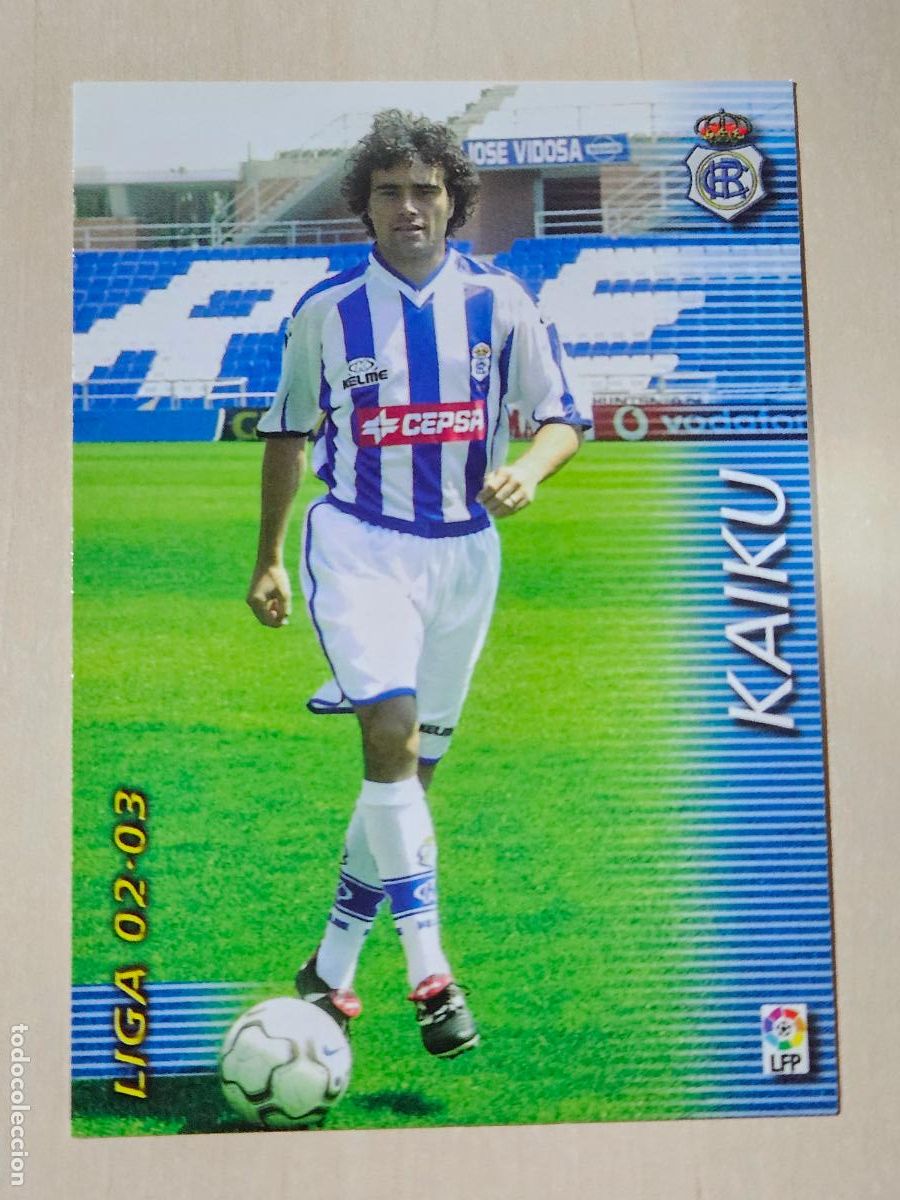 Cromos de F&uacute;tbol: CROMO N&ordm; 269 KAIKU - MEGAFICHAS 2002 03 - RECREATIVO DE HUELVA