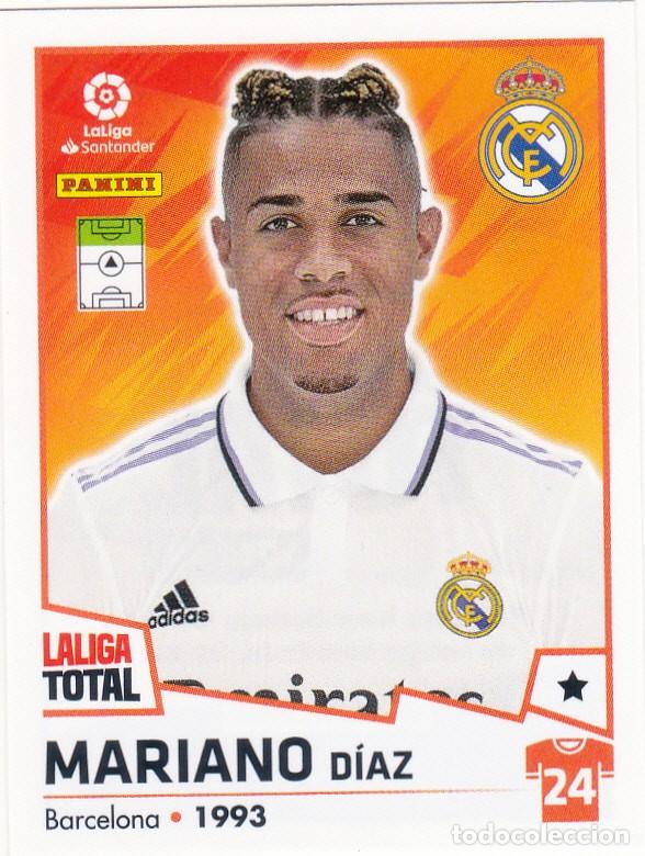 Cromos de F&uacute;tbol: LALIGA TOTAL 2022-23 * MARIANO N&ordm; 265 DEL REAL MADRID * NUEVO DE SOBRE (A-8)