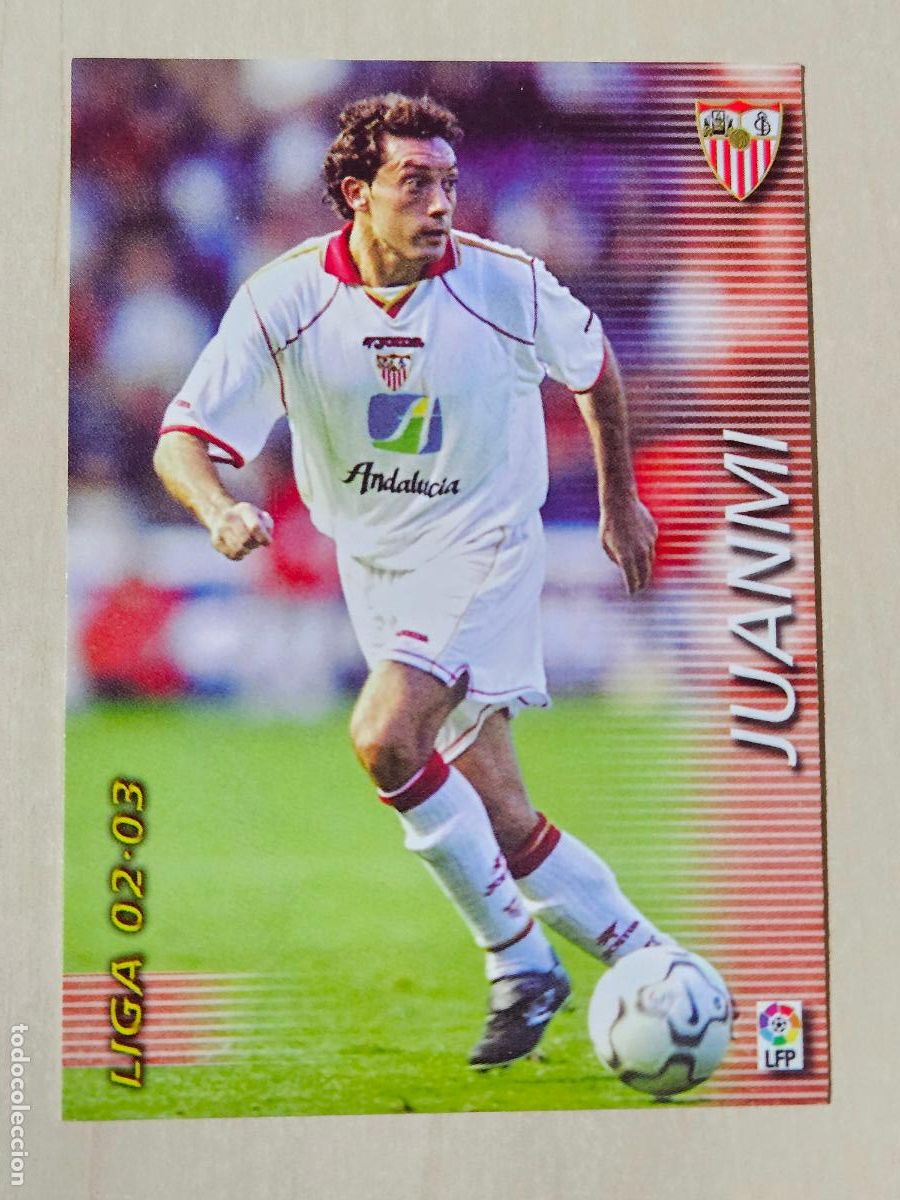 Cromos de F&uacute;tbol: CROMO N&ordm; 274 JUANMI - MEGAFICHAS 2002 03 - SEVILLA