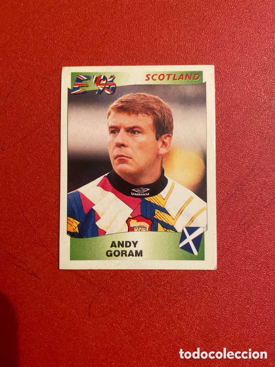 Cromos de F&uacute;tbol: Cromo panini euro 96 Inglaterra n&uacute;mero 114 Goram - Sticker album Eurocup England 1996