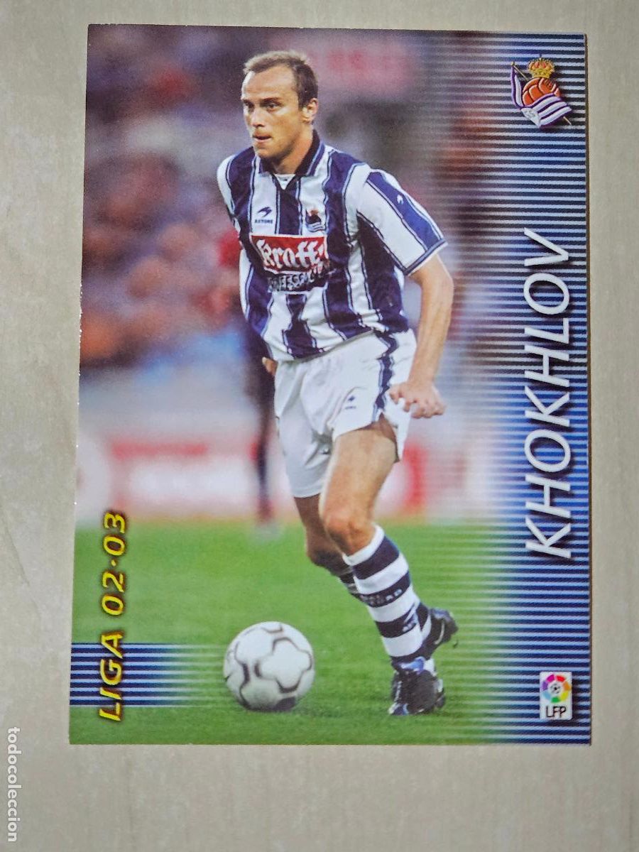Cromos de F&uacute;tbol: CROMO N&ordm; 304 KHOKHLOV - MEGAFICHAS 2002 03 - REAL SOCIEDAD