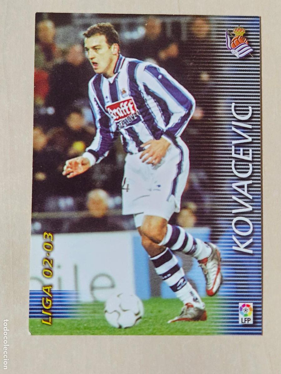 Cromos de F&uacute;tbol: CROMO N&ordm; 306 KOVACEVIC - MEGAFICHAS 2002 03 - REAL SOCIEDAD