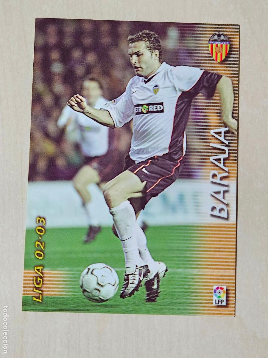 Cromos de F&uacute;tbol: CROMO N&ordm; 316 BARAJA - MEGAFICHAS 2002 03 - VALENCIA