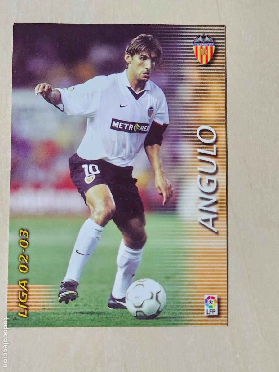 Cromos de F&uacute;tbol: CROMO N&ordm; 321 ANGULO - MEGAFICHAS 2002 03 - VALENCIA