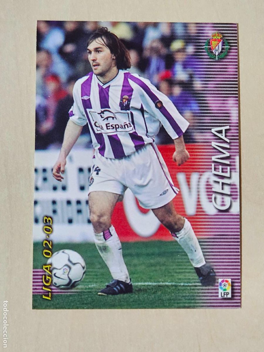 Cromos de F&uacute;tbol: CROMO N&ordm; 337 CHEMA - MEGAFICHAS 2002 03 - REAL VALLADOLID