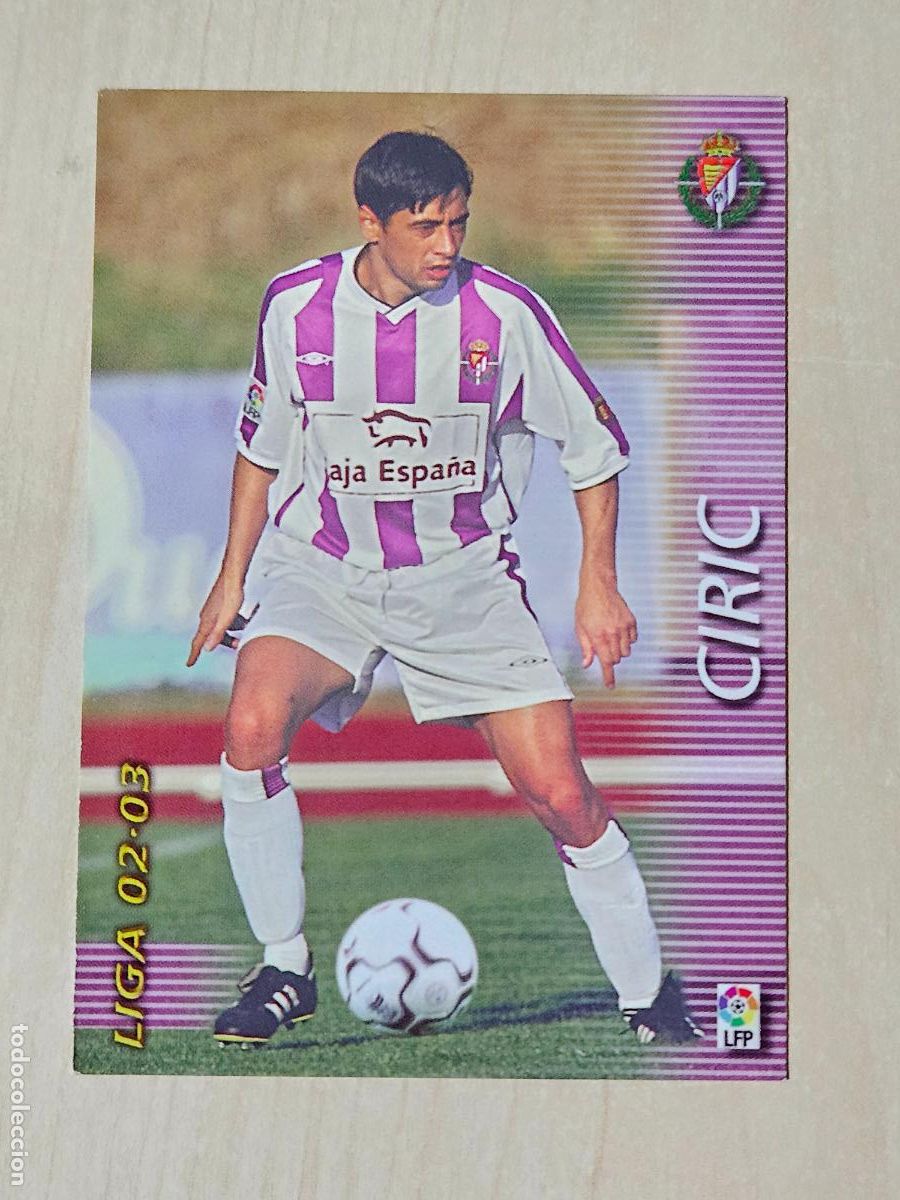 Cromos de F&uacute;tbol: CROMO N&ordm; 340 CIRIC - MEGAFICHAS 2002 03 - REAL VALLADOLID