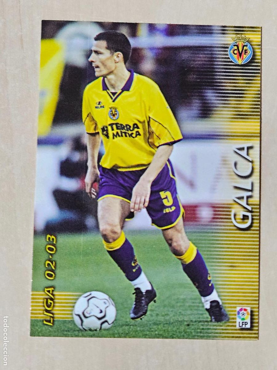 Cromos de F&uacute;tbol: CROMO N&ordm; 352 GALCA - MEGAFICHAS 2002 03 - VILLARREAL
