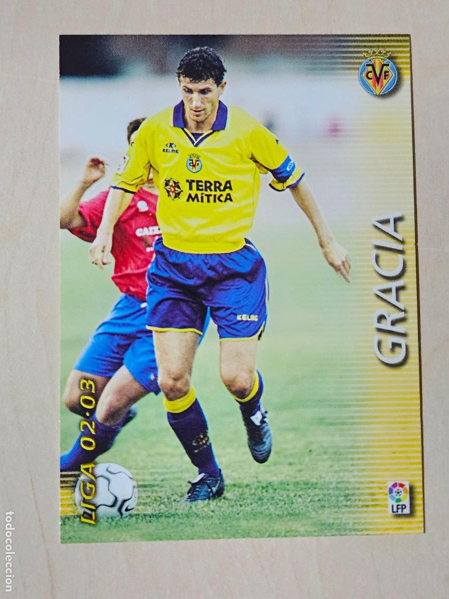 Cromos de F&uacute;tbol: CROMO N&ordm; 353 GRACIA - MEGAFICHAS 2002 03 - VILLARREAL