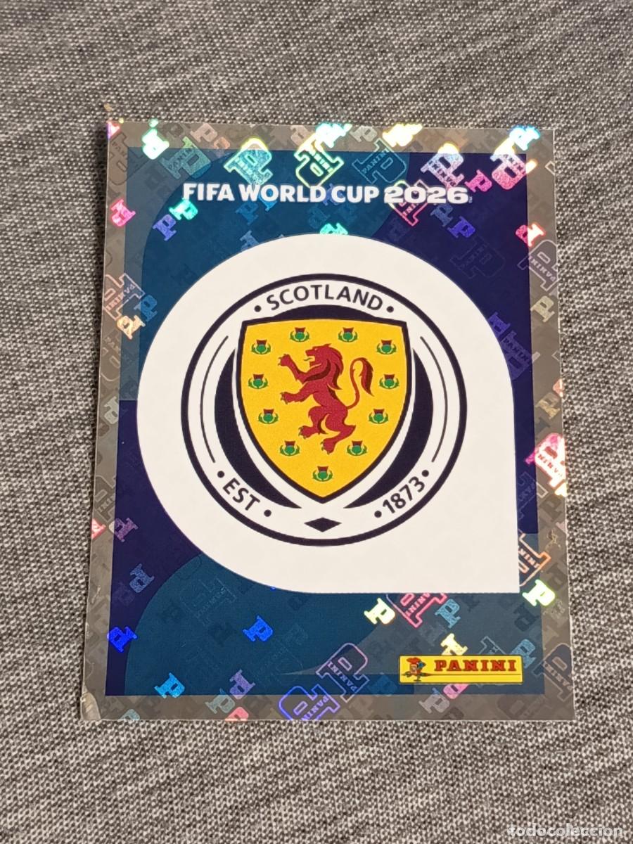 Cromos de F&uacute;tbol: ESCUDO ESCOCIA SCO 1 STICKER MUNDIAL 2026 PANINI FIFA WORLD CUP NUEVO